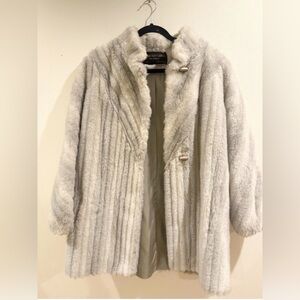 Vintage Jacques saint Laurent Fur Coat Jacket
